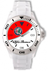 arw008 alfa romeo white silicone watch